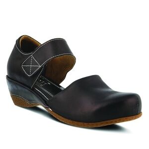 Spring Step L'Artiste Womens Gloss Mary Jane Flat Black Size US 9.5-10 / EU 41